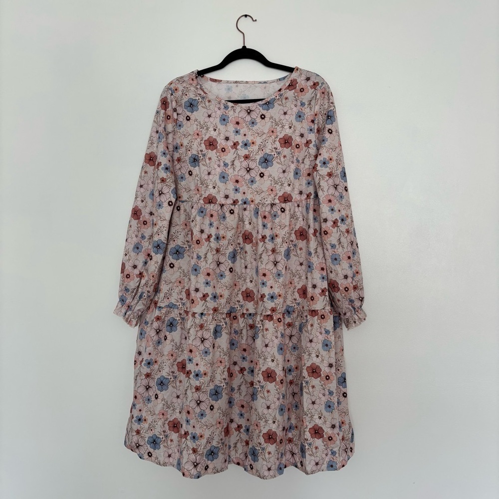 Shein Women’s Floral Long Sleeve Dress